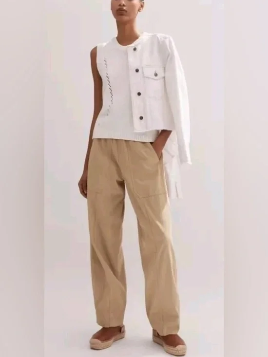 ME+EM Pull On Casual Trousers Pants Size 2 - Picture 1 of 3